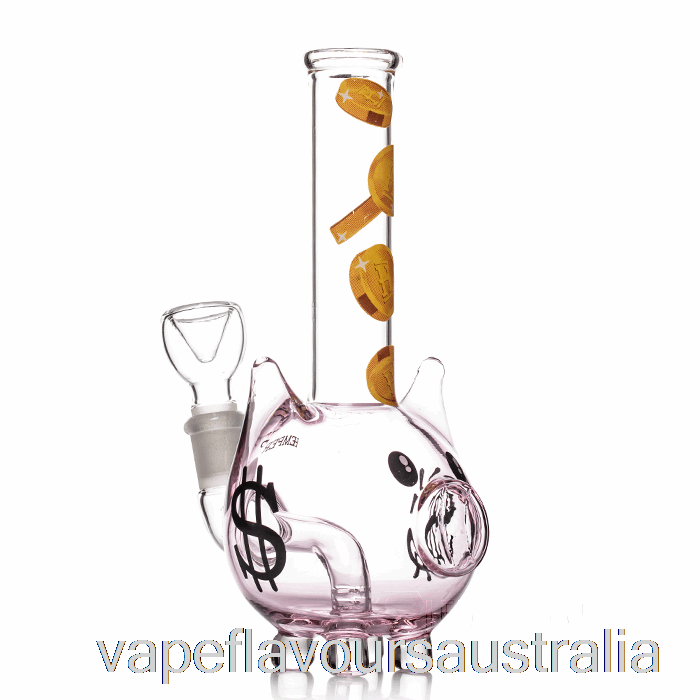 Vape Australia HEMPER Piggy Bank Bong Pink